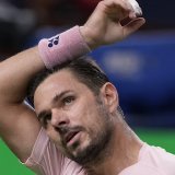 Stan Wawrinka s'est incliné au 2e tour à Shanghai KEYSTONE/AP/Andy Wong